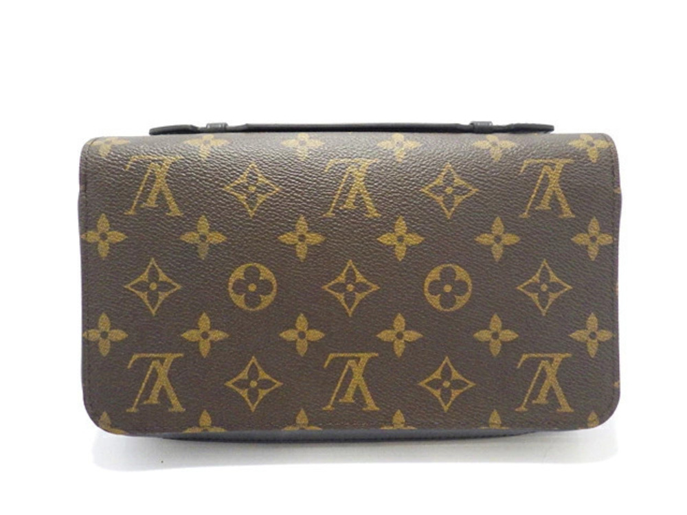 LOUIS VUITTON Bag Handbag Zippy Monogram Macassar Brown